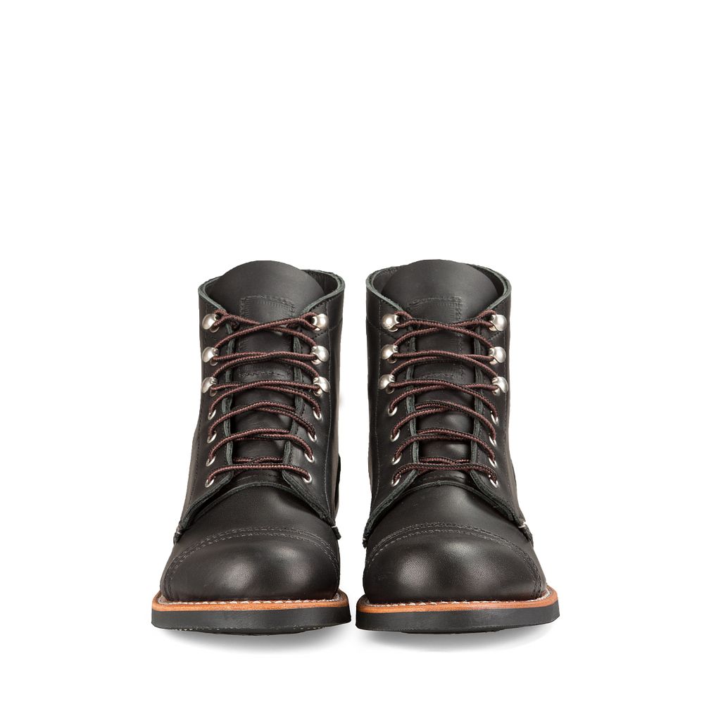 Iron Ranger | - Black - Women\'s Short Boots in Black Boundary Leather