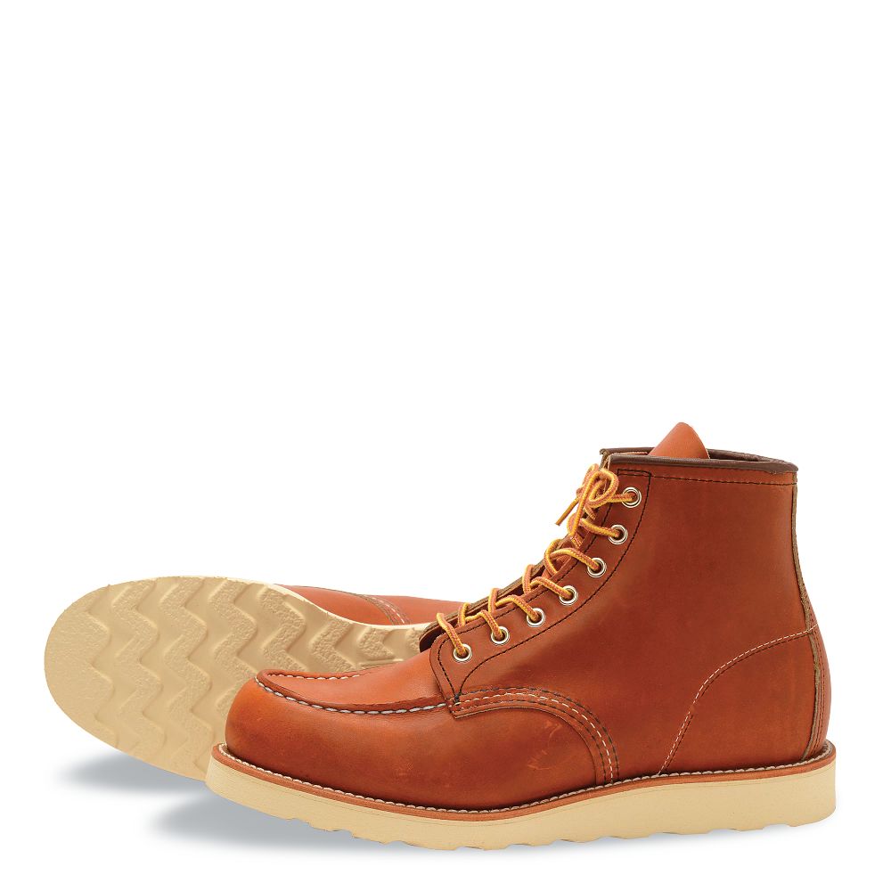 Classic Moc | - Brown - Men's 6-Inch Boots in Oro Legacy Leather
