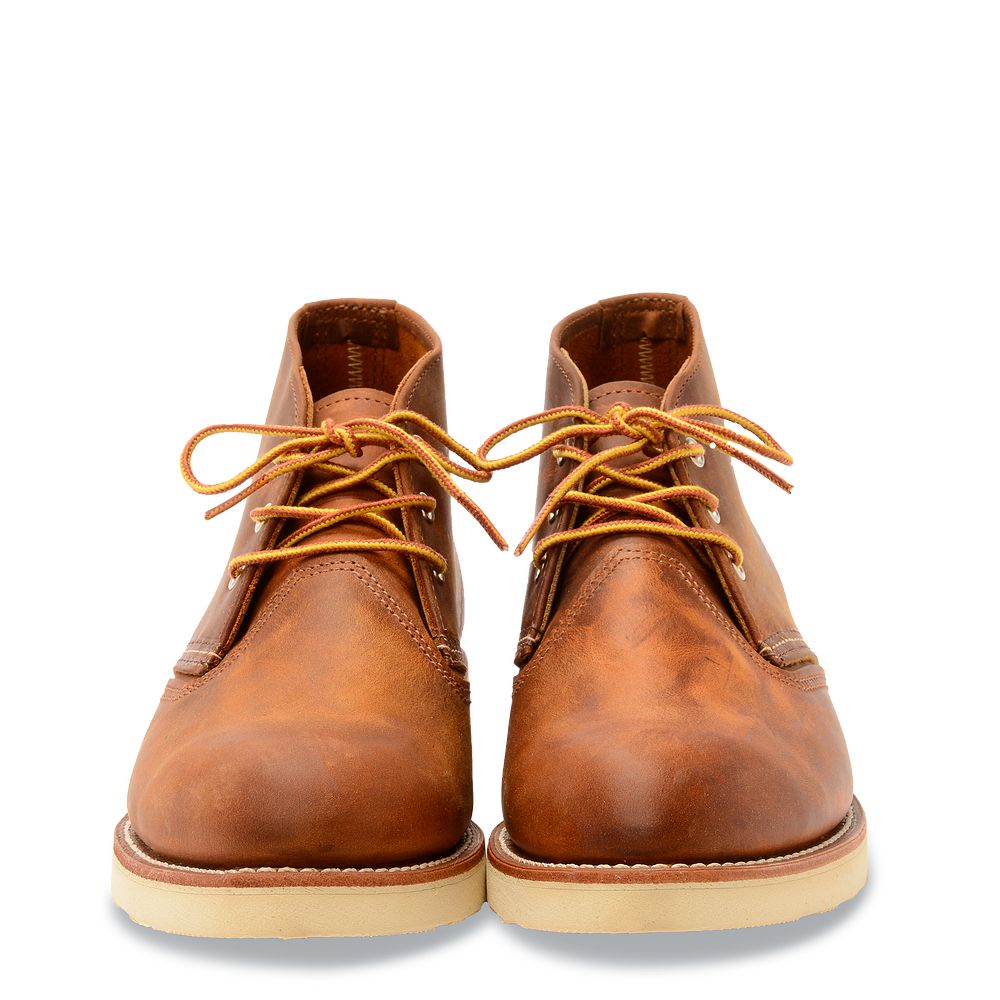 Work Chukka | - Copper - Men\'s Chukka in Copper Rough & Tough Leather