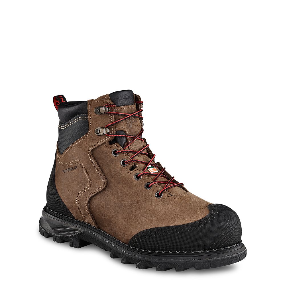 Burnside - Men's 6-inch Waterproof, CSA Safety Toe Boots