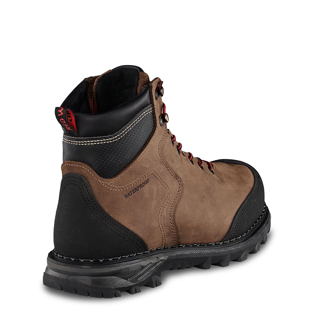 Burnside - Men\'s 6-inch Waterproof, CSA Safety Toe Boots
