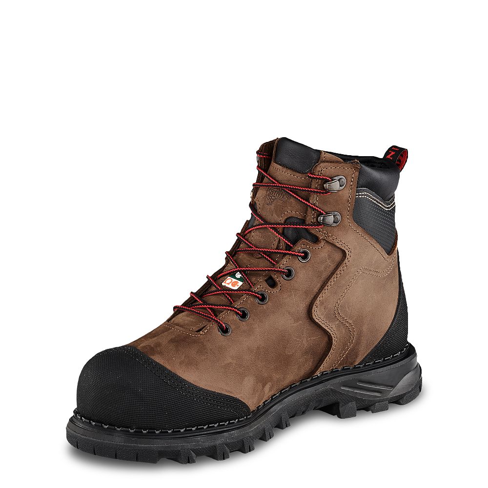 Burnside - Men\'s 6-inch Waterproof, CSA Safety Toe Boots