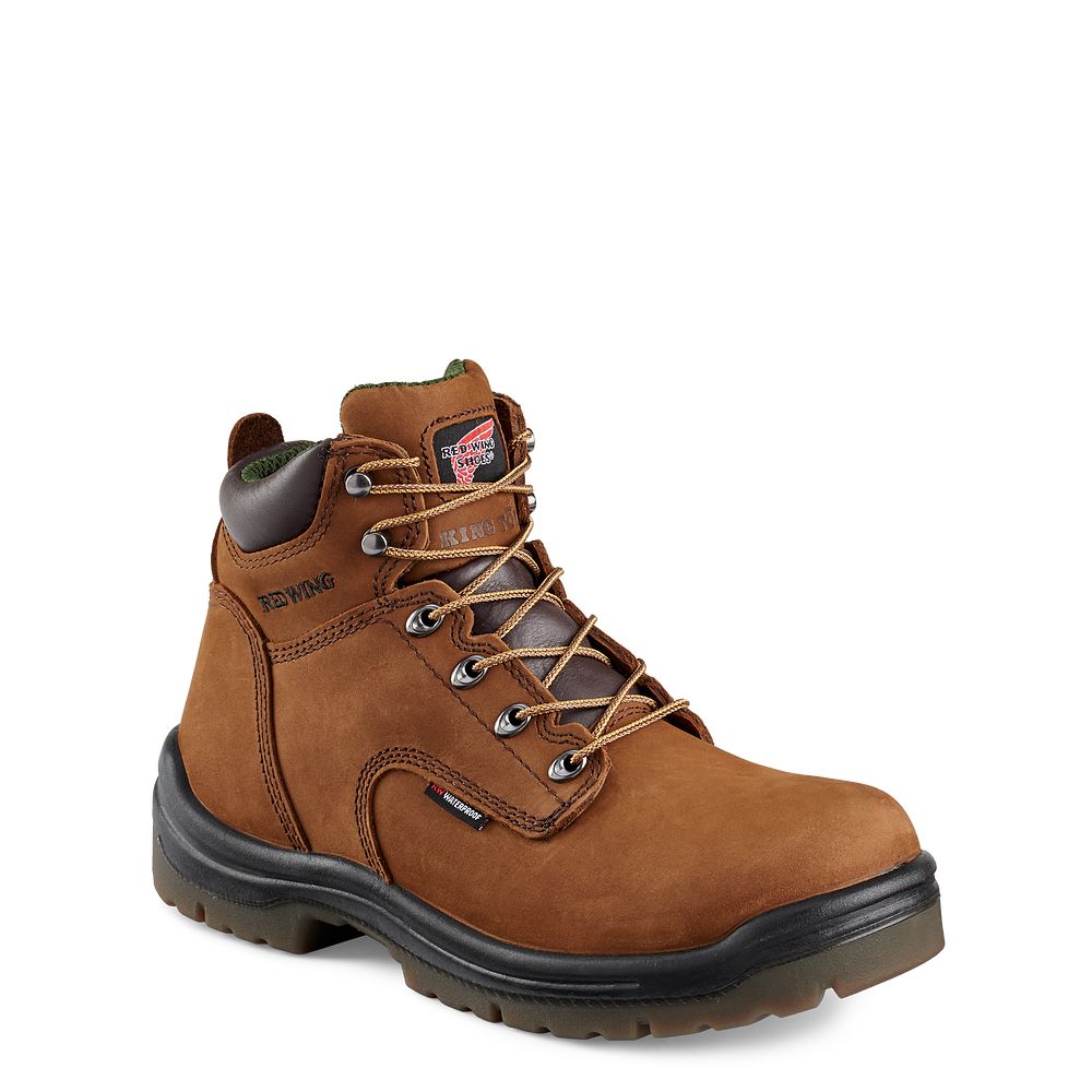 King Toe® - Men's 6-inch Waterproof Soft Toe Boots