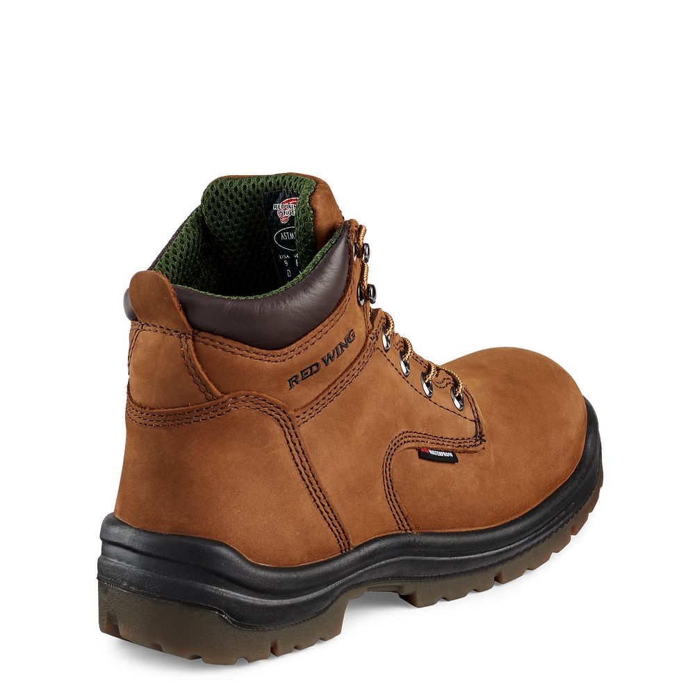 King Toe® - Men\'s 6-inch Waterproof Soft Toe Boots