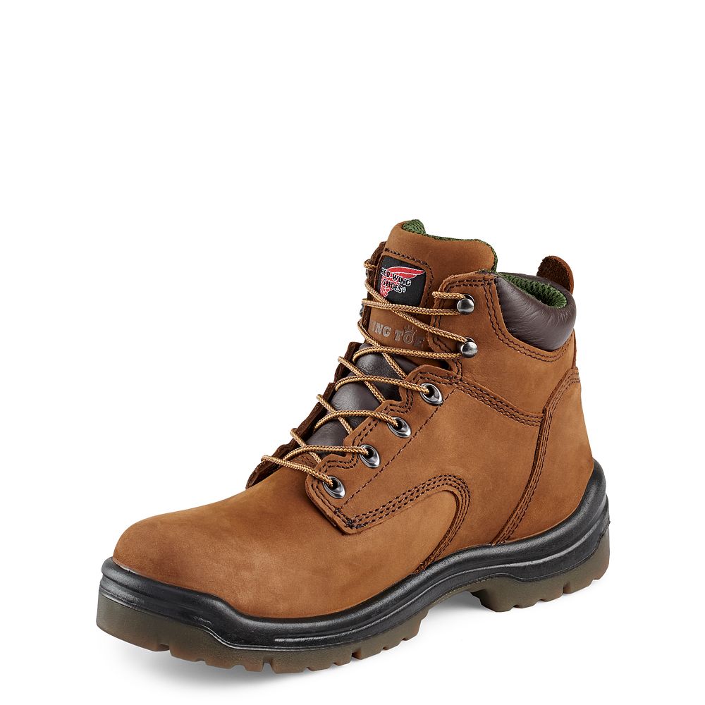 King Toe® - Men\'s 6-inch Waterproof Soft Toe Boots