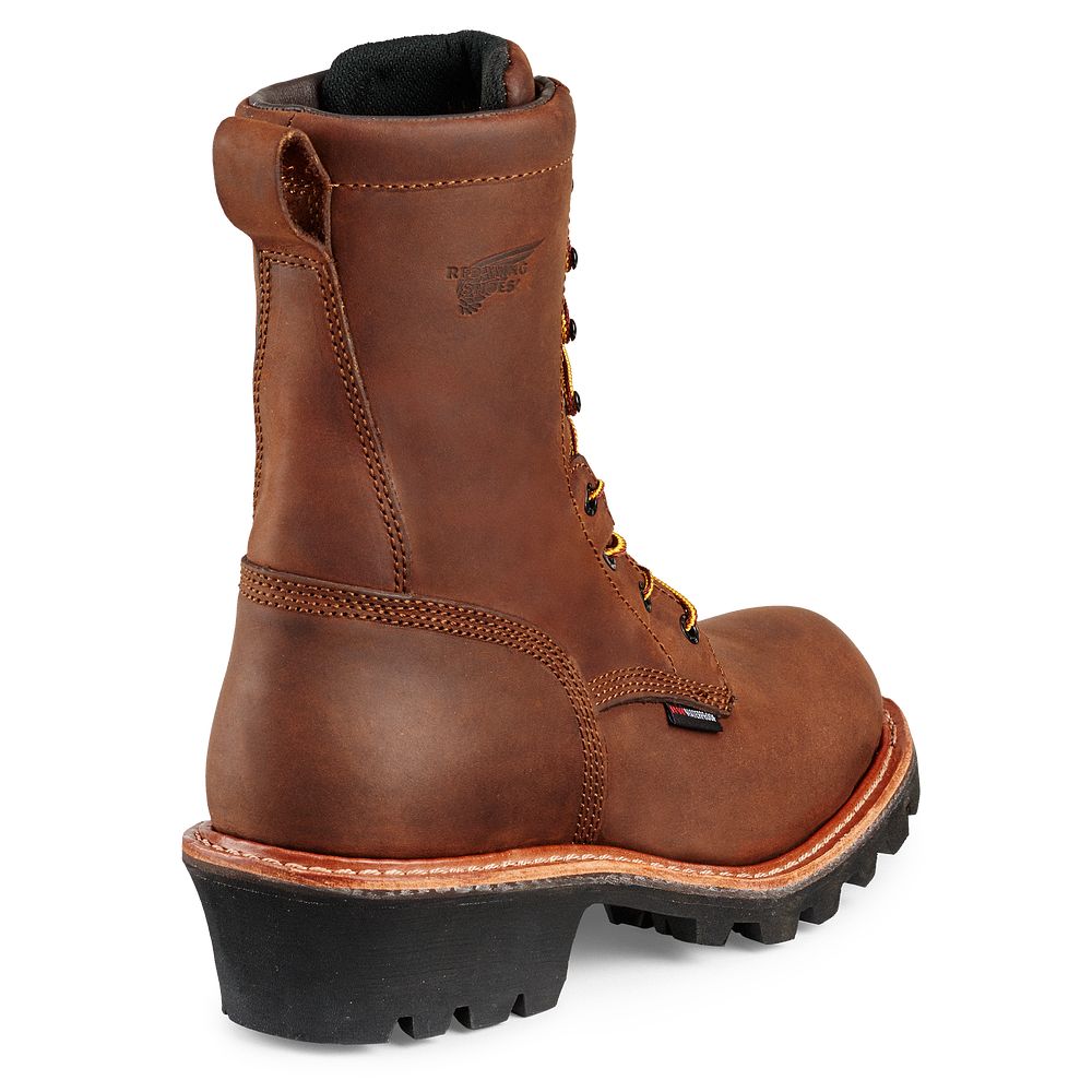 LoggerMax - Men\'s 9-inch Waterproof Soft Toe Boots