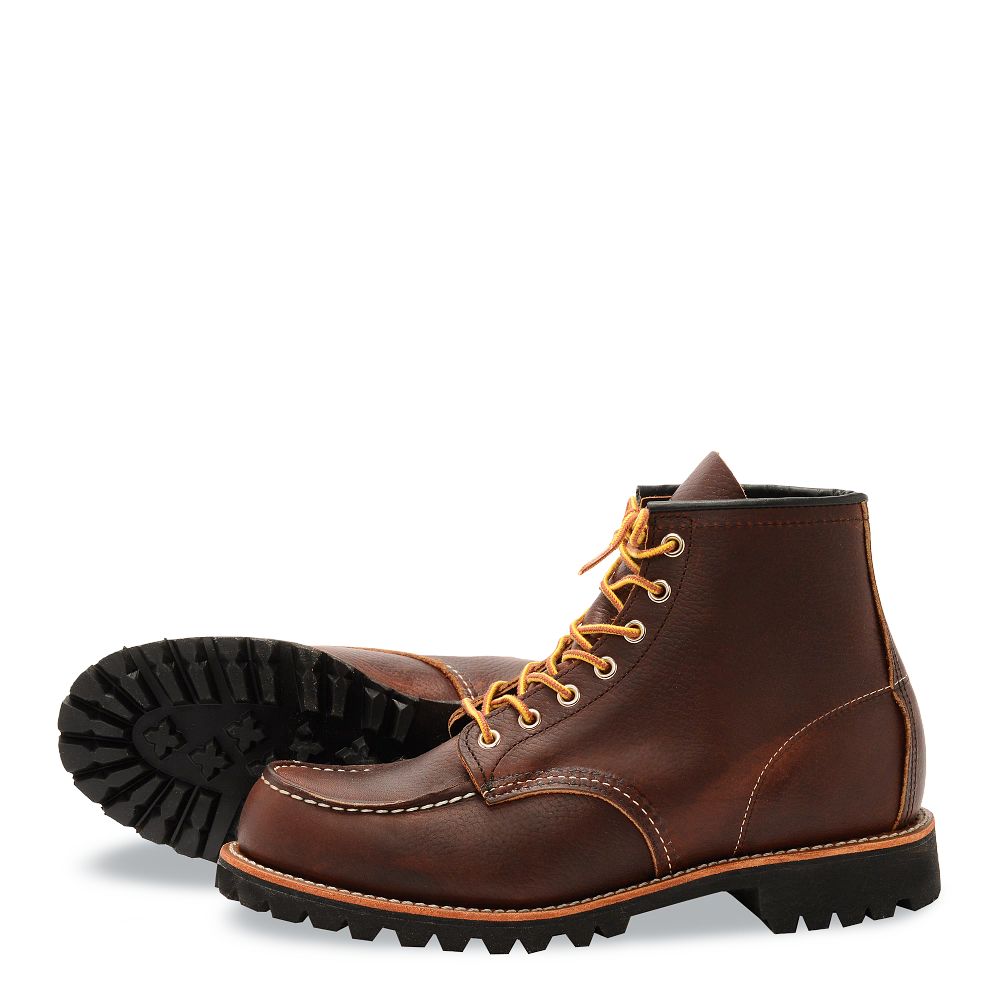 Roughneck | - Briar - Men's 6-Inch Boots in Briar Oil-Slick Leather