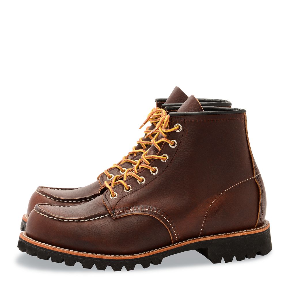 Roughneck | - Briar - Men\'s 6-Inch Boots in Briar Oil-Slick Leather