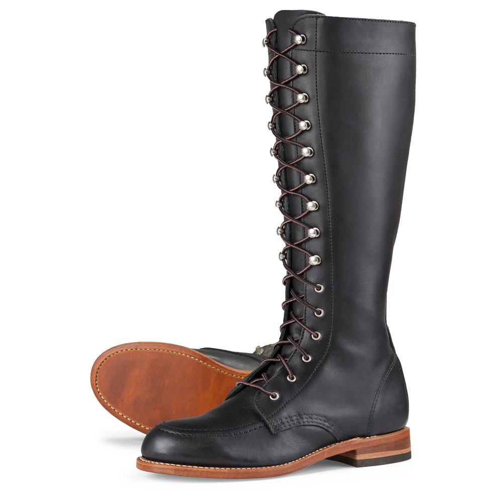 Gloria | - Black - Women's Tall Boots in Black Boundary Leather