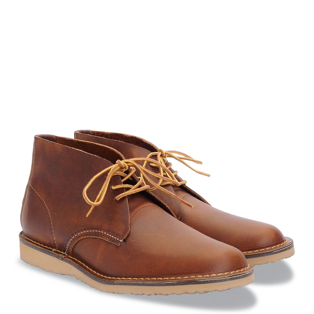 Weekender Chukka | - Copper - Men\'s Chukka in Copper Rough & Tough Leather