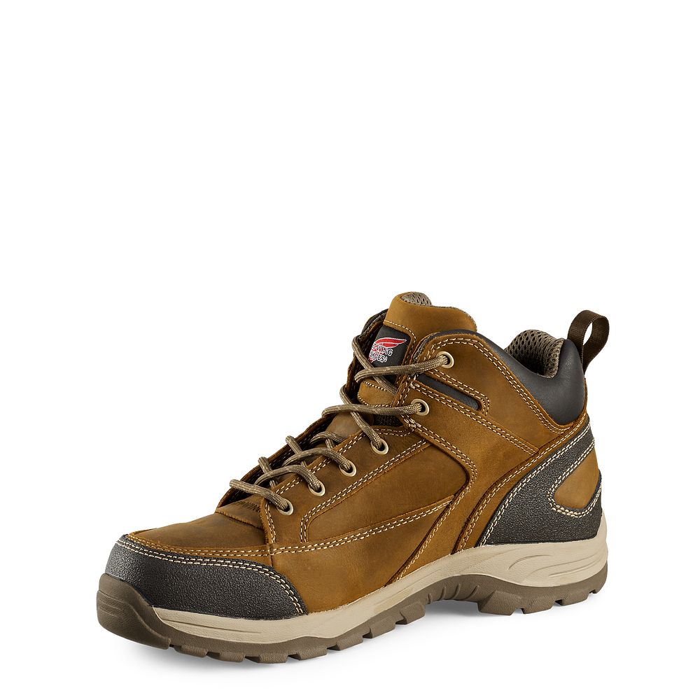 TruHiker - Men\'s 5-inch Safety Toe Hiker Boots