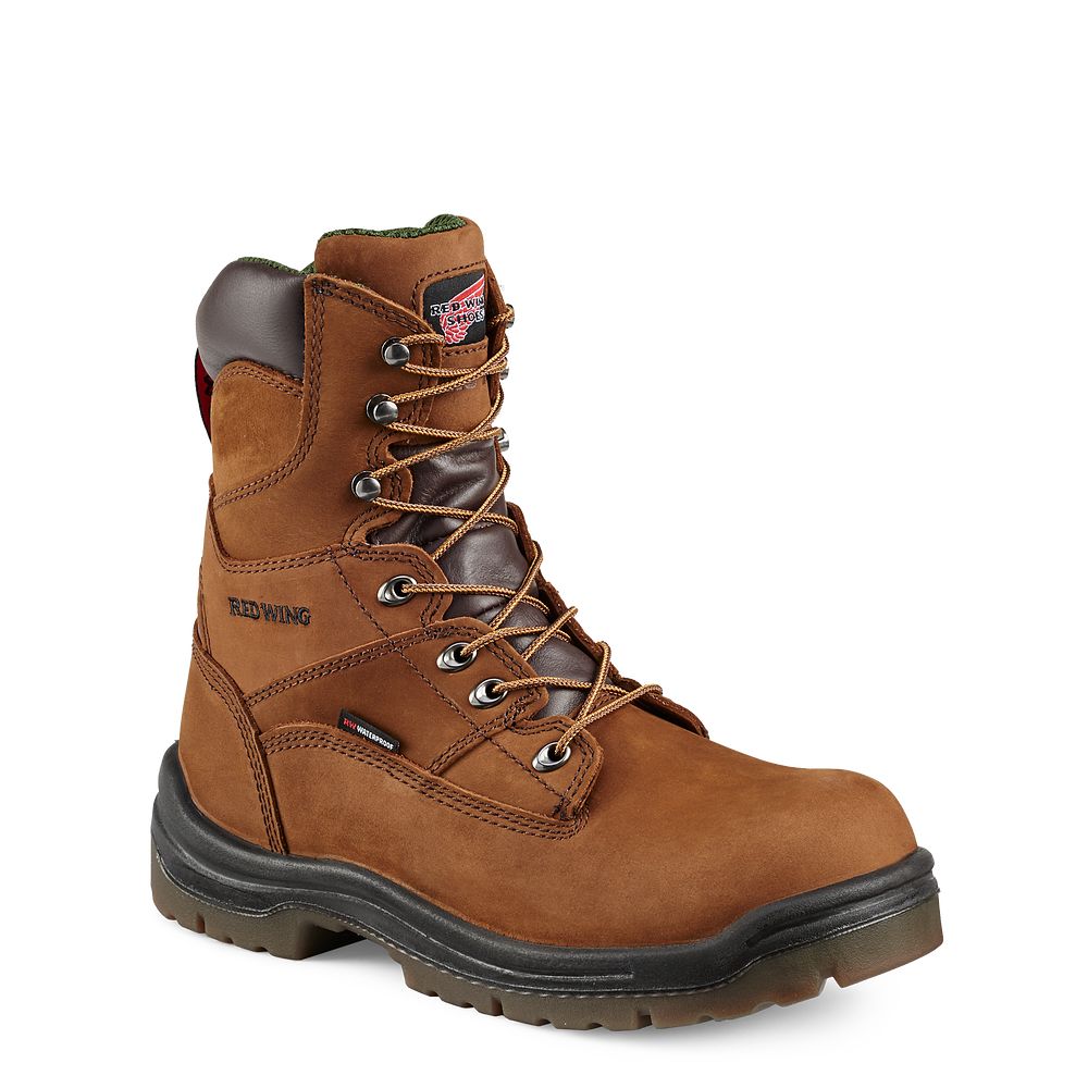 King Toe® - Men\'s 8-inch Waterproof Safety Toe Boots