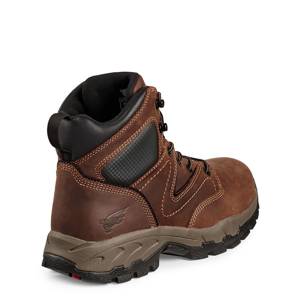 TruHiker - Men\'s 6-inch Safety Toe Hiker Boots