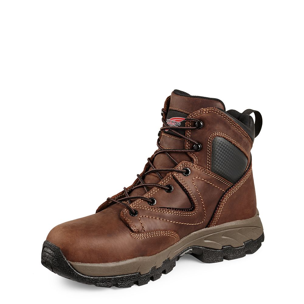 TruHiker - Men\'s 6-inch Safety Toe Hiker Boots