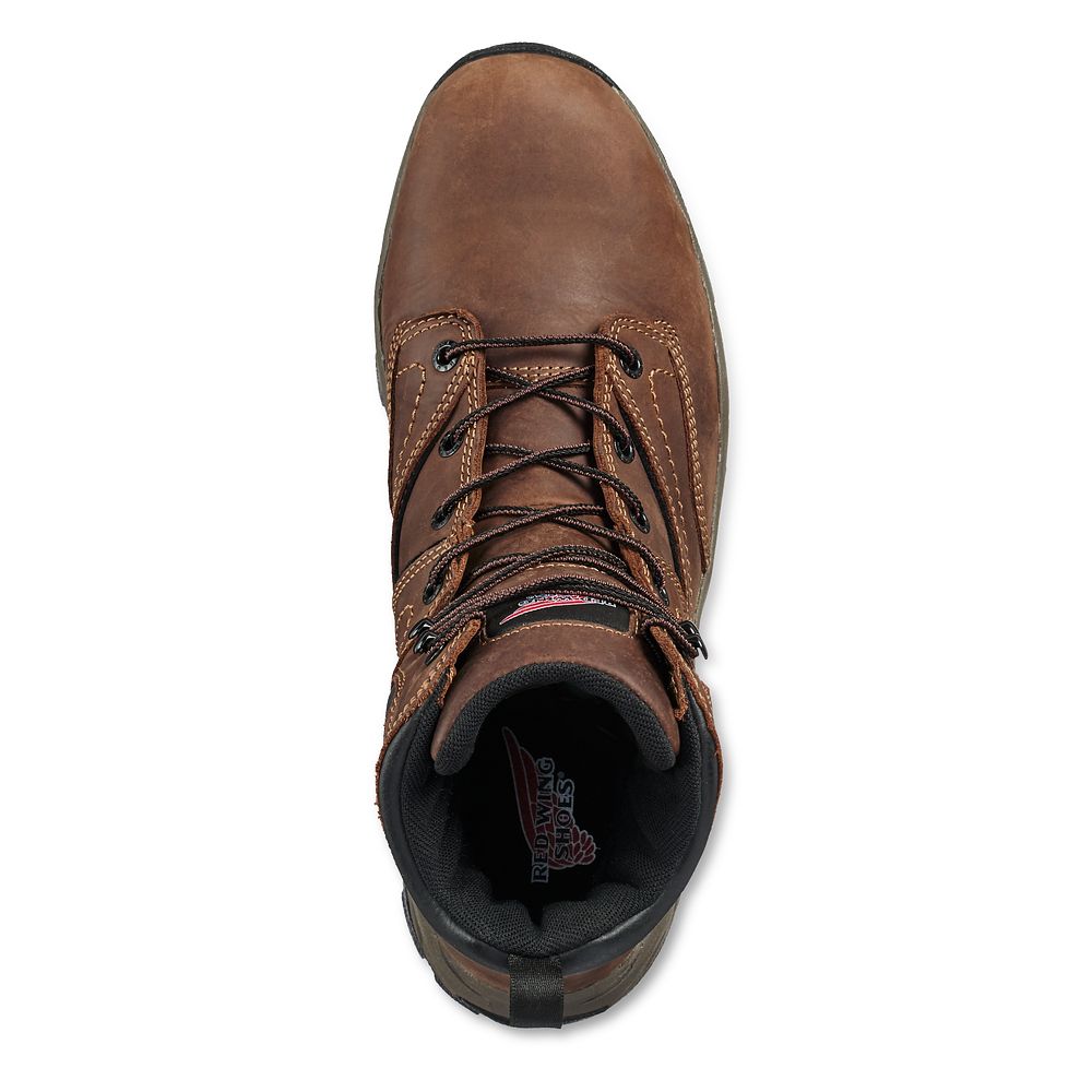 TruHiker - Men\'s 6-inch Safety Toe Hiker Boots