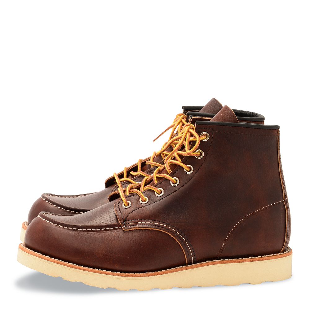 Classic Moc - Briar - Men\'s 6-Inch Boots in Briar Oil-Slick Leather