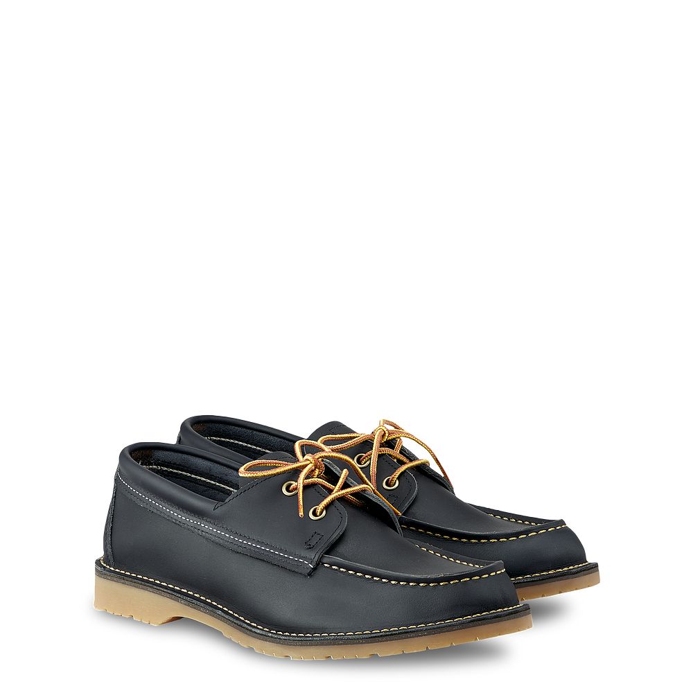 Weekender Camp Moc | - Navy - Men\'s Oxford in Navy Portage Leather