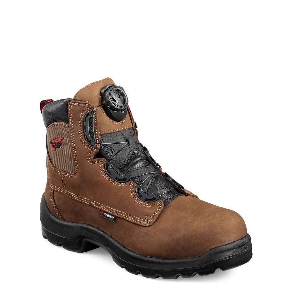 FlexBond - Men\'s 6-inch BOA® Waterproof Safety Toe Boots