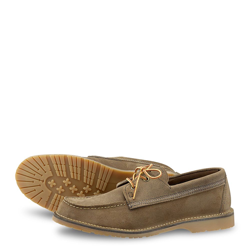 Weekender Camp Moc | - Camel - Men's Oxford in Camel Muleskinner Leather