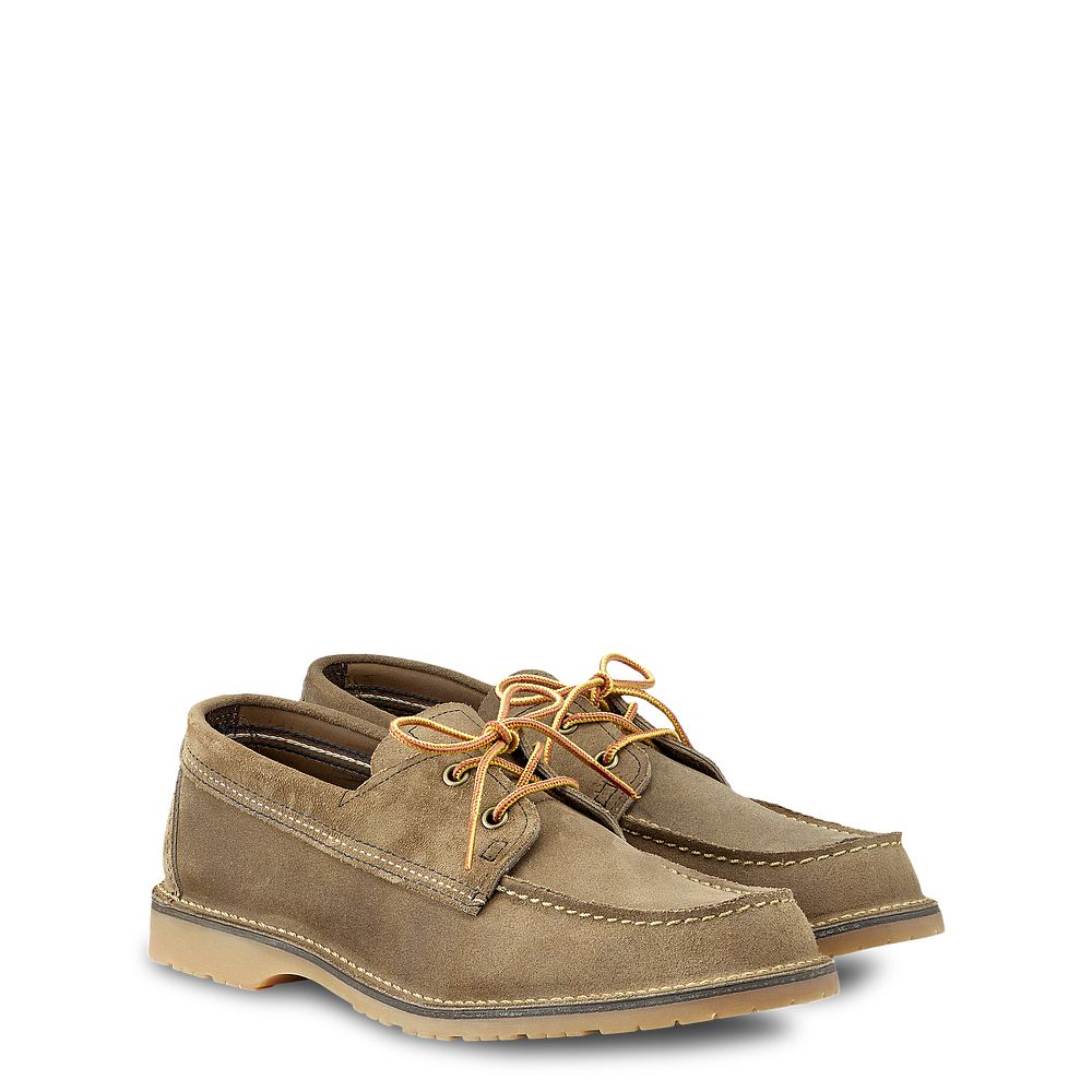 Weekender Camp Moc | - Camel - Men\'s Oxford in Camel Muleskinner Leather