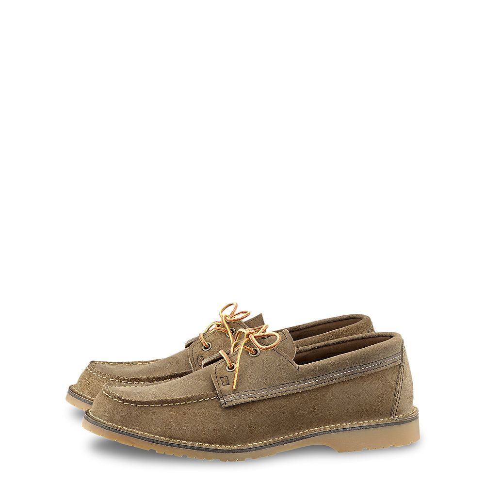 Weekender Camp Moc | - Camel - Men\'s Oxford in Camel Muleskinner Leather