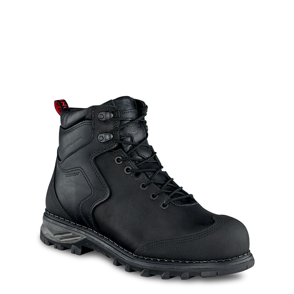 Burnside - Men\'s 6-inch Waterproof Safety Toe Boots