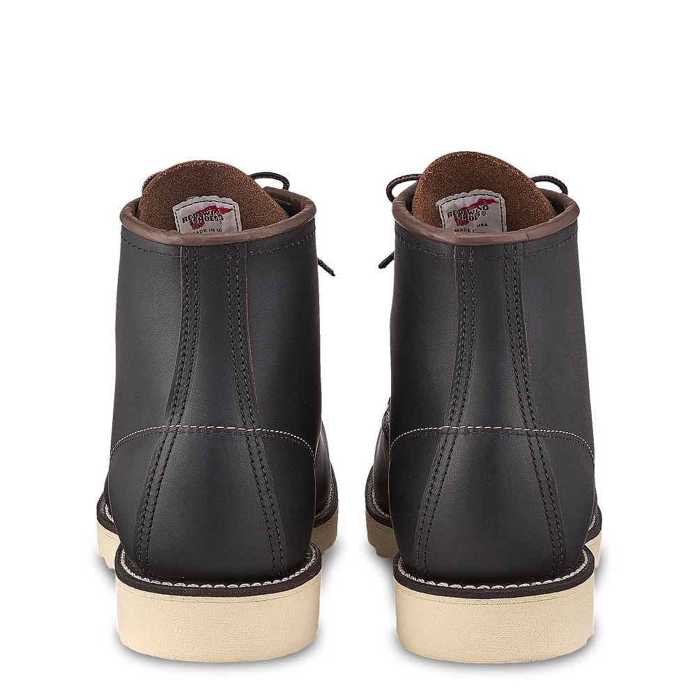 Classic Moc | - Black - Men\'s 6-Inch Boots in Black Prairie Leather