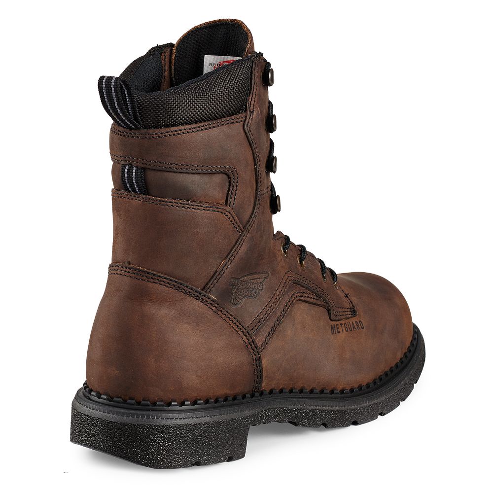 SuperSole® - Men\'s 8-inch Waterproof Safety Toe Metguard Boots