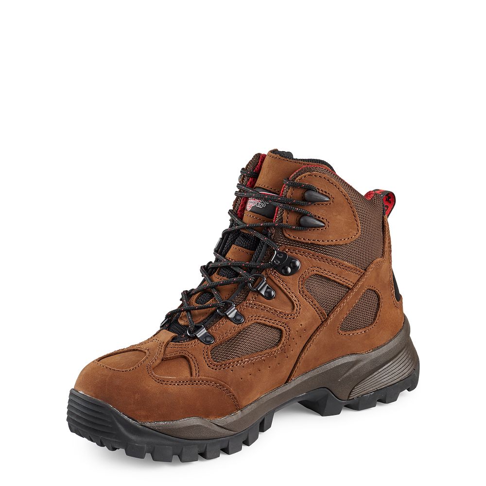TruHiker - Men\'s 6-inch Waterproof Safety Toe Hiker Boots