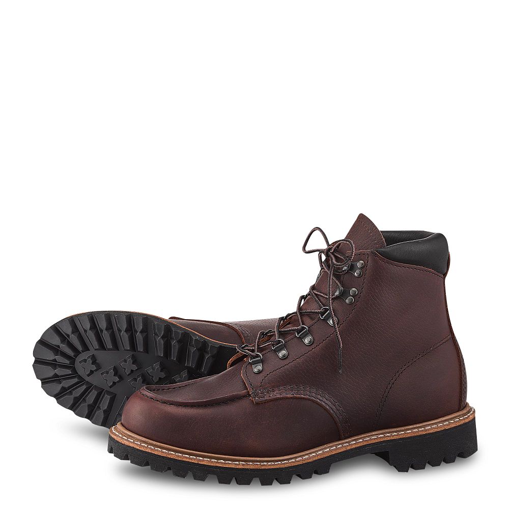 Sawmill | - Briar - Men's 6-Inch Boots in Briar Oil-Slick Leather