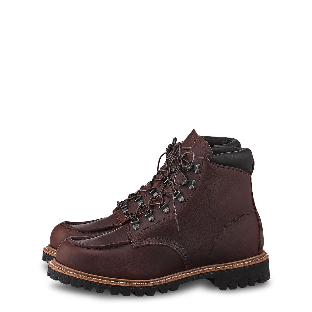 Sawmill | - Briar - Men\'s 6-Inch Boots in Briar Oil-Slick Leather