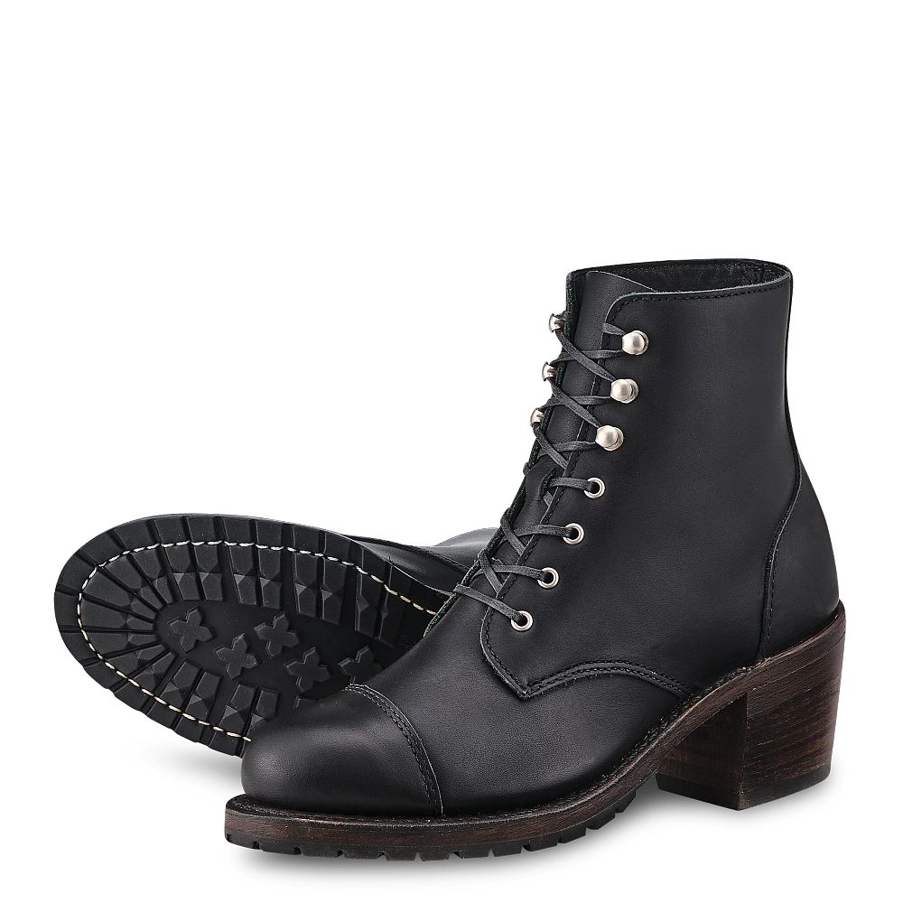 Eileen | - Black - Women\'s Heeled Boots in Black Boundary
