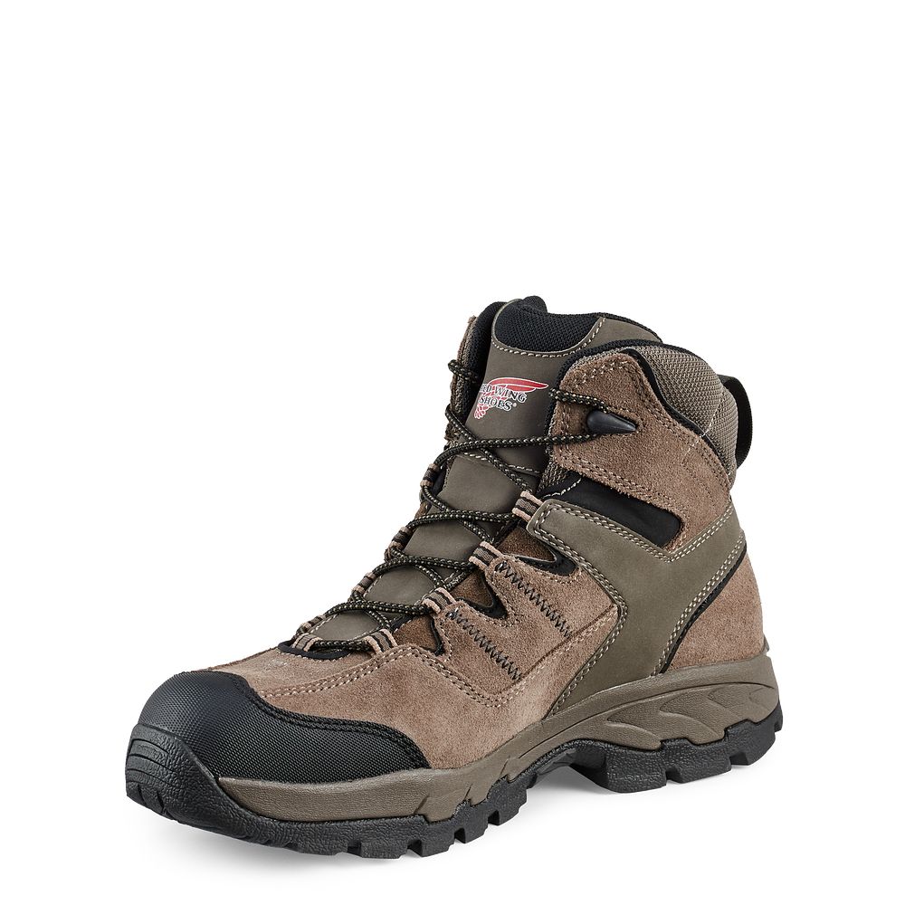 TruHiker - Men\'s 6-inch Waterproof Soft Toe Hiker Boots