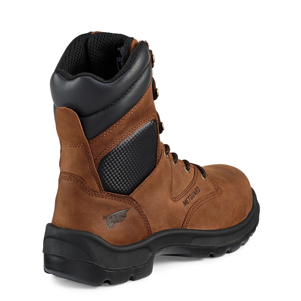 FlexBond - Men\'s 8-inch Safety Toe Metguard Boots