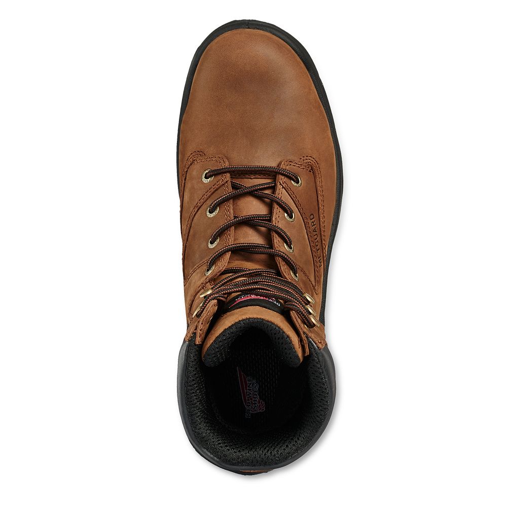 FlexBond - Men\'s 8-inch Safety Toe Metguard Boots