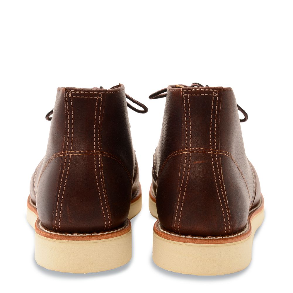 Work Chukka | - Briar - Men\'s Chukka in Briar Oil-Slick Leather