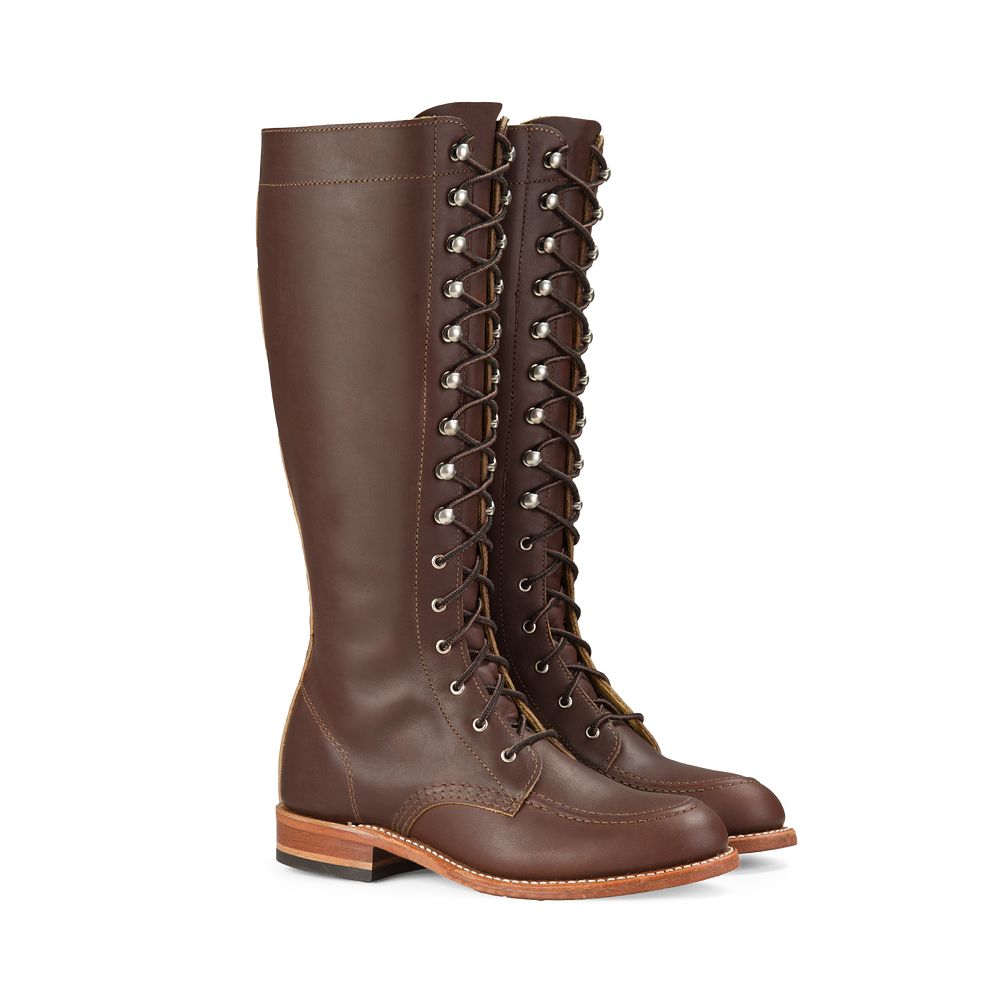 Gloria | - Mahogany - Women\'s Tall Boots in Mahogany Oro-iginal Leather