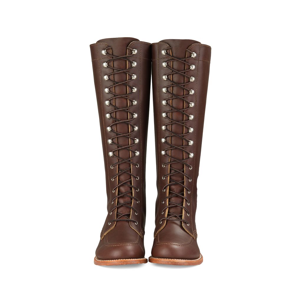 Gloria | - Mahogany - Women\'s Tall Boots in Mahogany Oro-iginal Leather