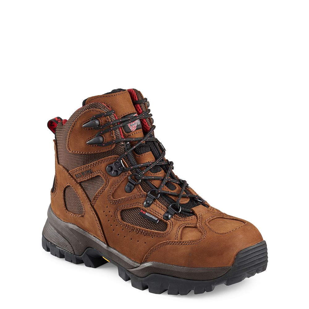 TruHiker - Men\'s 6-inch Waterproof Safety Toe Hiker Boots