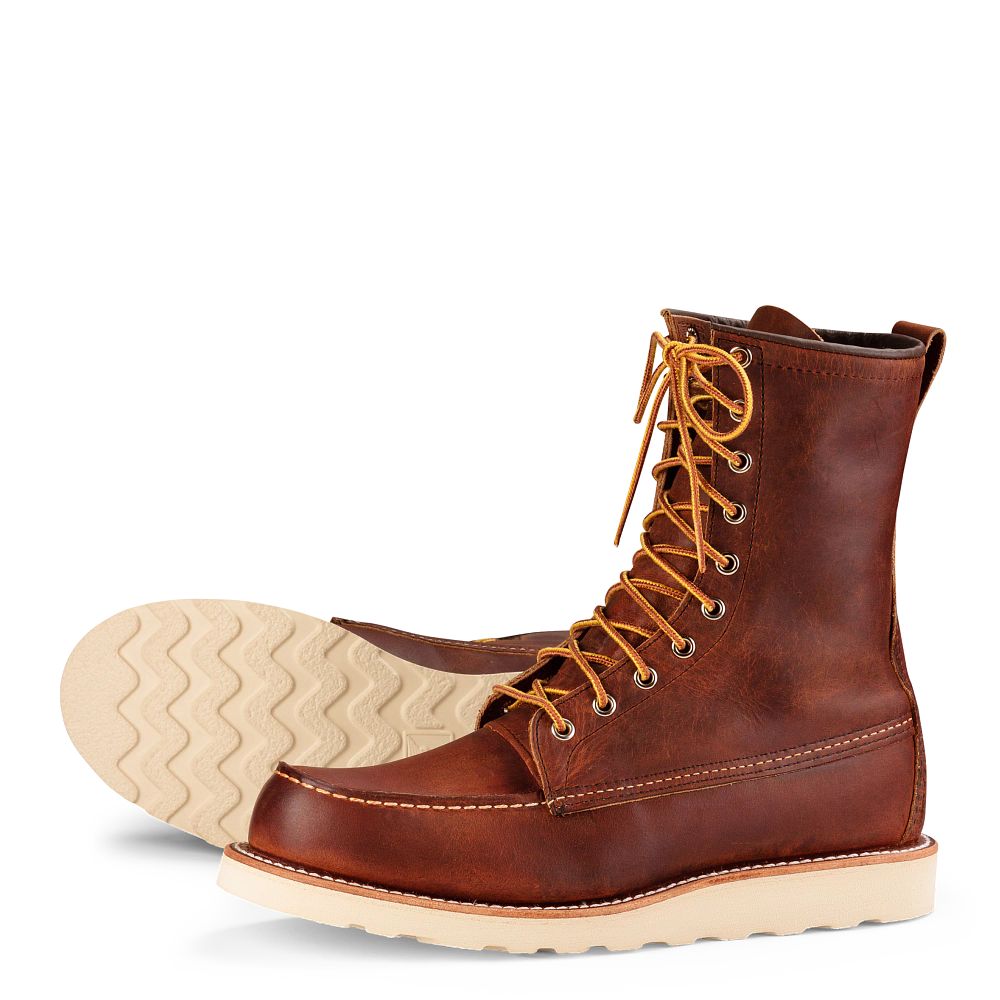 8-inch Classic Moc - Copper - Men's 8-Inch Boots in Copper Rough & Tough Leather