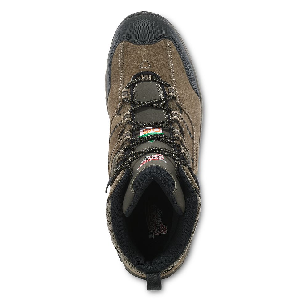 TruHiker - Men\'s 6-inch Waterproof CSA Safety Toe Hiker Boots
