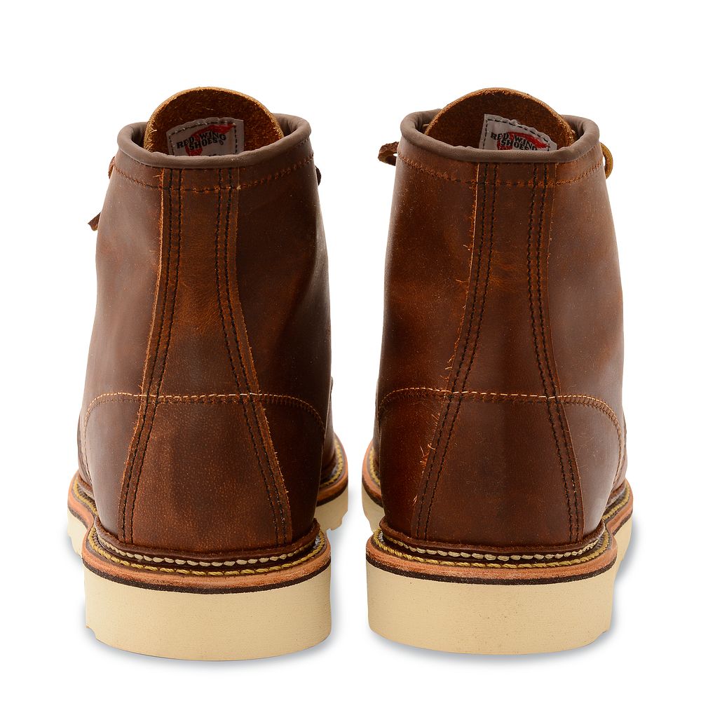 Classic Moc | - Copper - Men\'s 6-Inch Boots in Copper Rough & Tough Leather