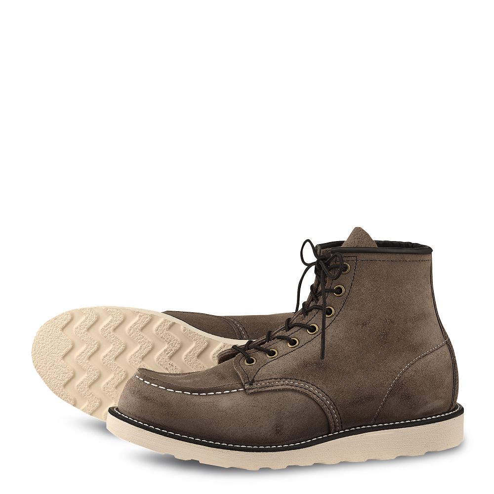 Classic Moc | - Slate - Men's 6-inch Boots in Slate Muleskinner Leather
