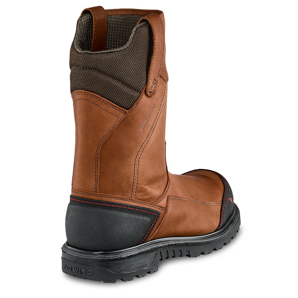 Brnr XP - Men\'s 11-inch Waterproof Safety Toe Pull-On Boots