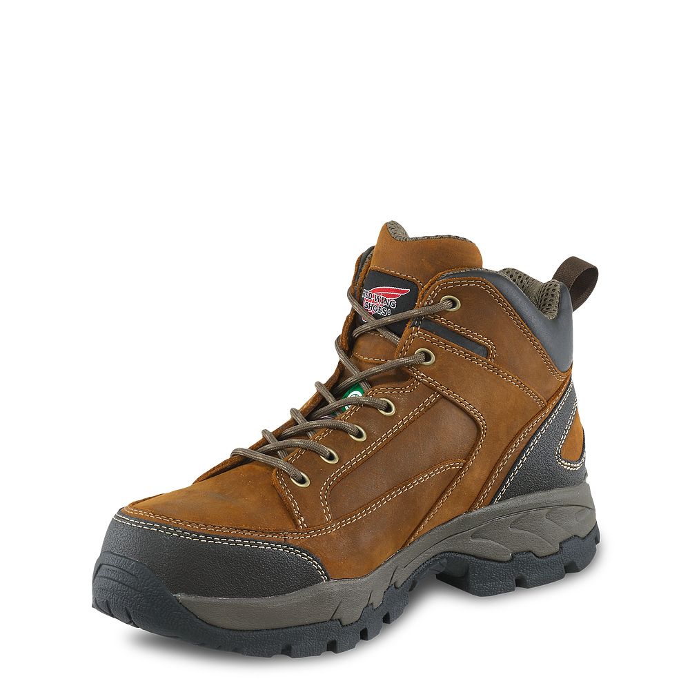 TruHiker - Men\'s 5-inch CSA Safety Toe Hiker Boots