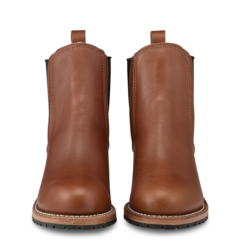 Harriet | - Pecan - Women\'s Heeled Boots in Pecan Boundary Leather