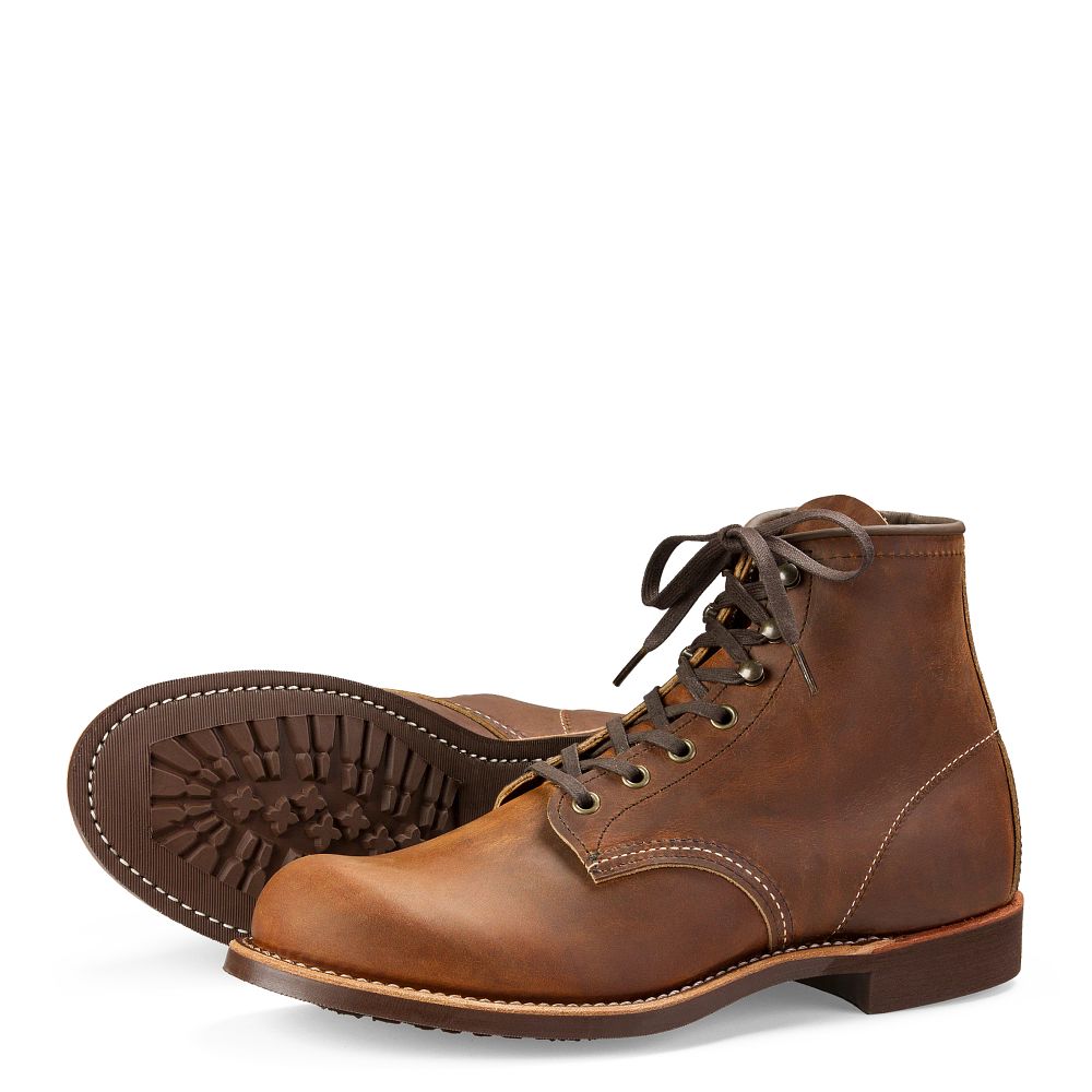Blacksmith | - Copper - Men\'s 6-Inch Boots in Copper Rough & Tough Leather