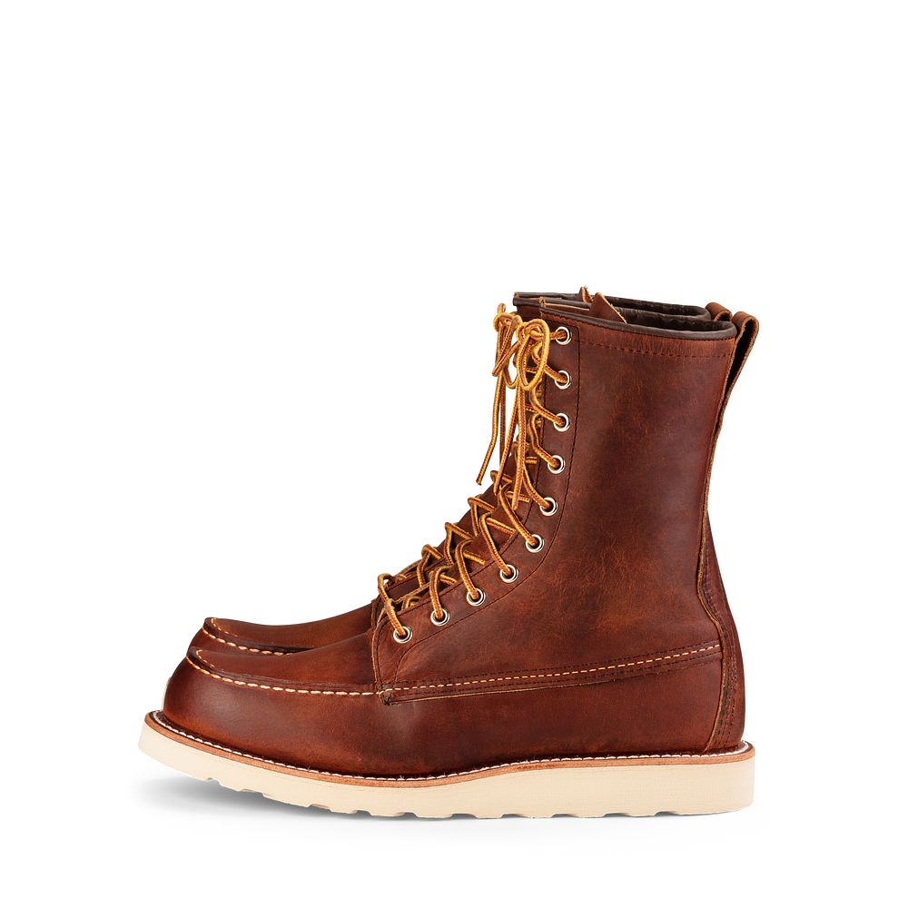8-inch Classic Moc | - Copper - Men\'s 8-Inch Boots in Copper Rough & Tough Leather