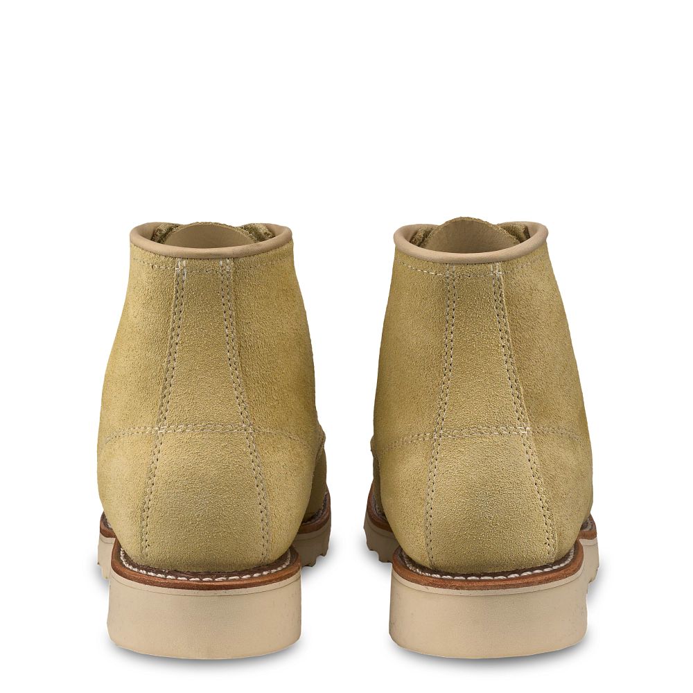 6-Inch Classic Moc - Butter Abilene - Women\'s Short Boots in Butter Abilene Leather
