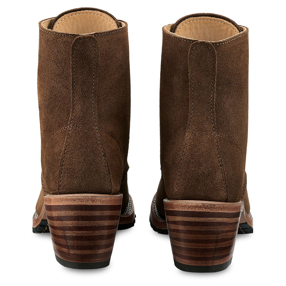 Clara | - Clove - Women\'s Heeled Boots in Clove Acampo Leather